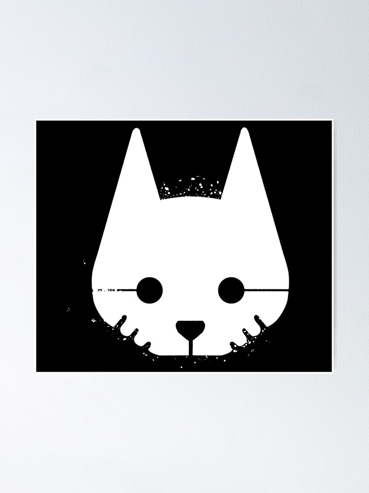 Stray™ - Cat Graffiti Icon [White] Tapestry for Sale by SWISH-Design