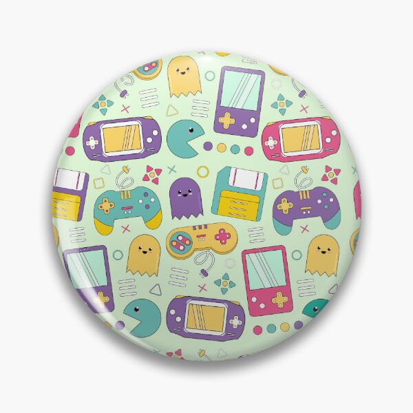 Item preview, Old School Video Game Pattern designed and sold by NobleForte.