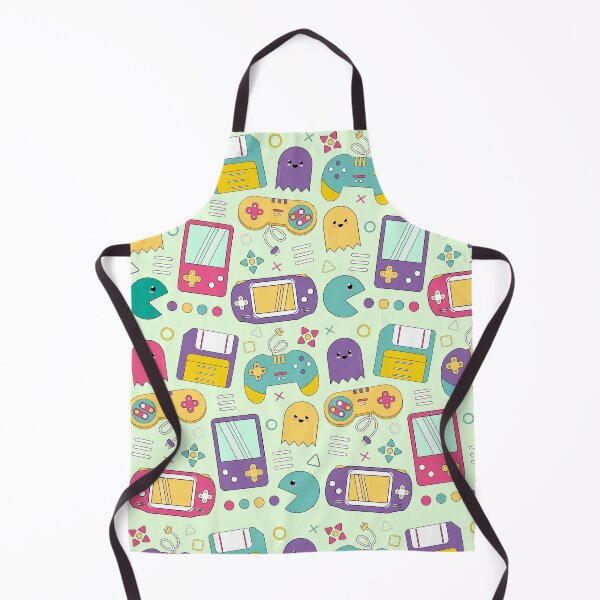 Item preview, Old School Video Game Pattern designed and sold by NobleForte.