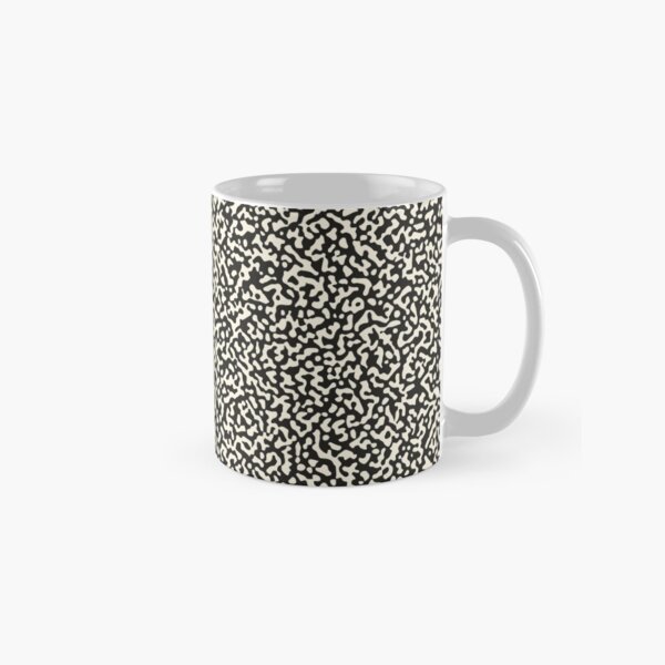 Black Composition Book Seamless Pattern Classic Mug