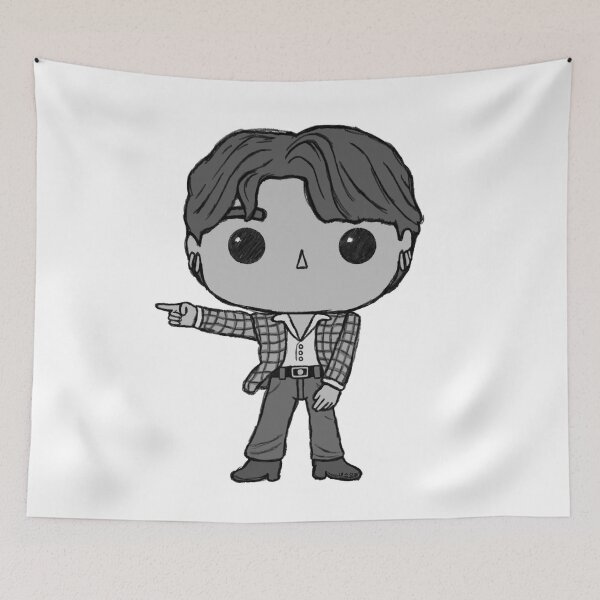 Item preview, BTS Jungkook Dynamite (B&W) designed and sold by mymikrokosmos.
