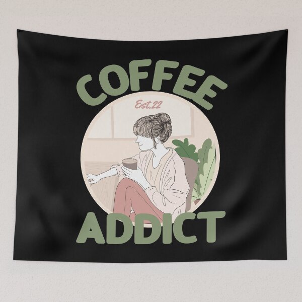 Item preview, COFFEE ADDICT designed and sold by GAADesignz.