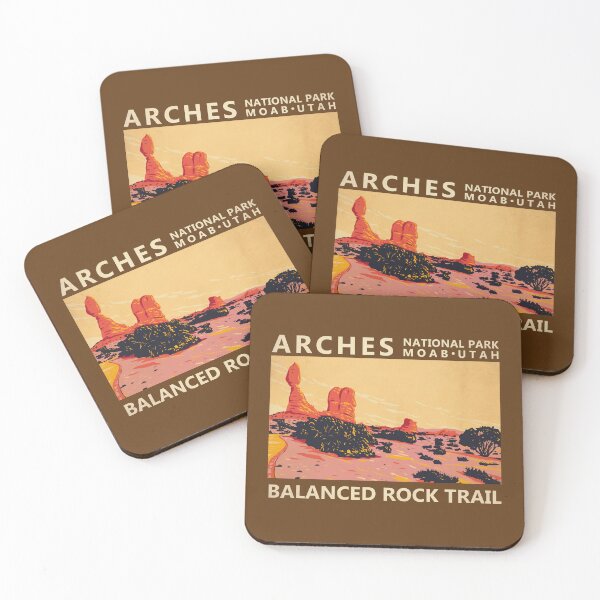 Item preview, Arches National Park Utah Balanced Rock Trail Vintage designed and sold by KrisSidDesigns.