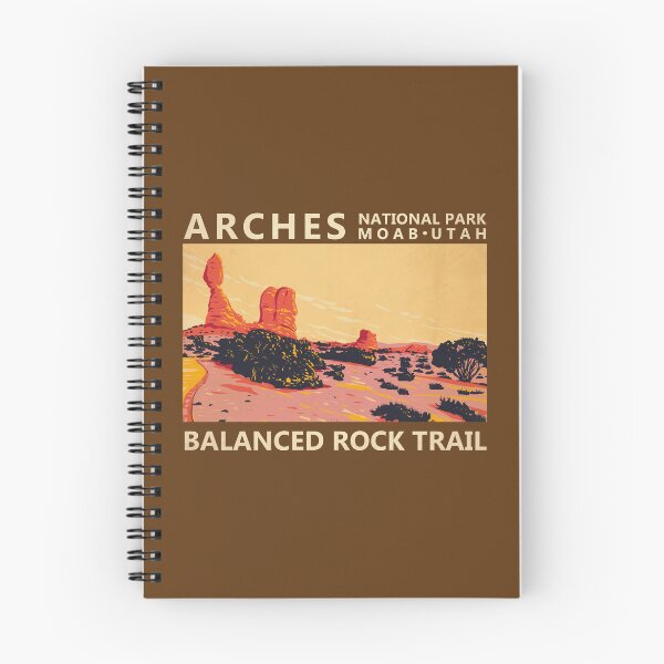 Item preview, Arches National Park Utah Balanced Rock Trail Vintage designed and sold by KrisSidDesigns.