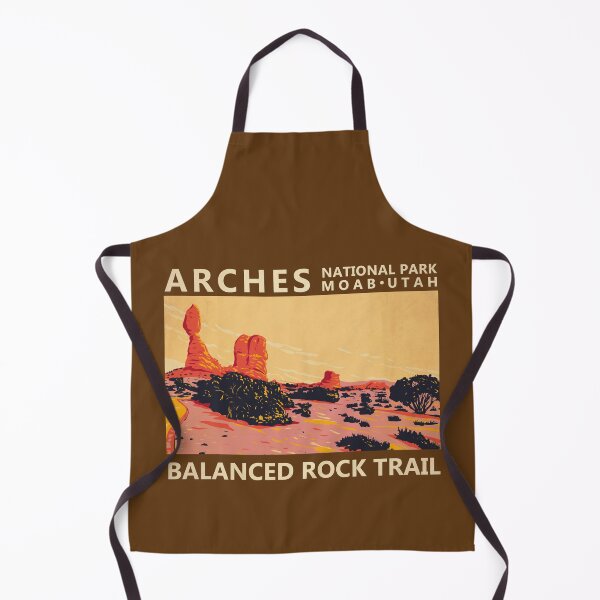 Item preview, Arches National Park Utah Balanced Rock Trail Vintage designed and sold by KrisSidDesigns.