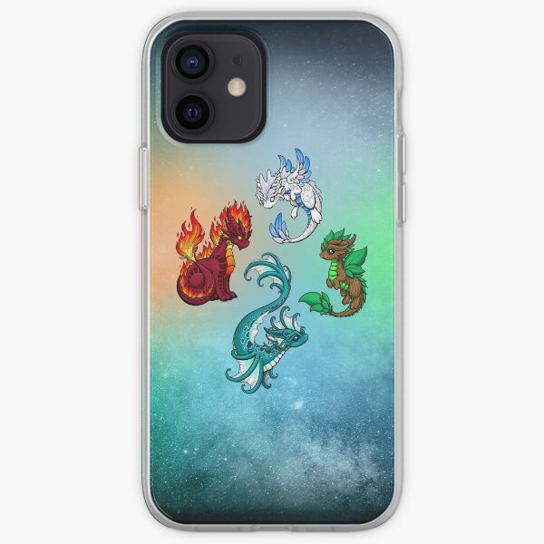 Four Elements - Dragons iPhone Soft Case