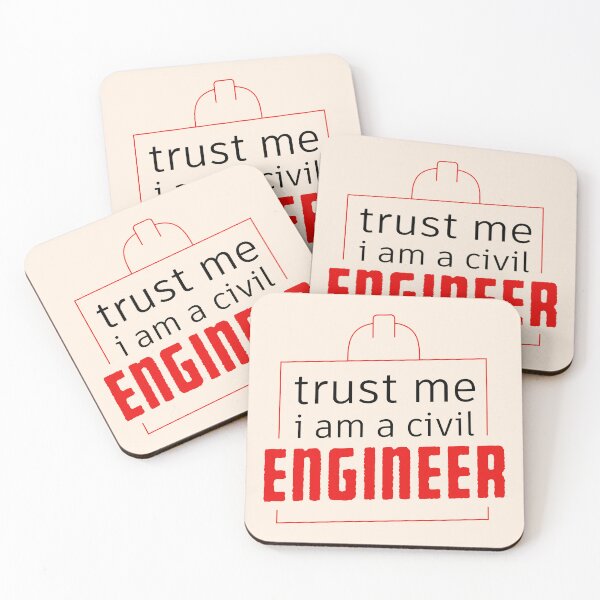 Item preview, Trust Me I Am a Civil Engineer,Funny Engineering Sayings gift designed and sold by KOURCHAL ART.