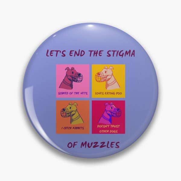 Item preview, Ending the stigma of dog muzzles designed and sold by kookycomet.