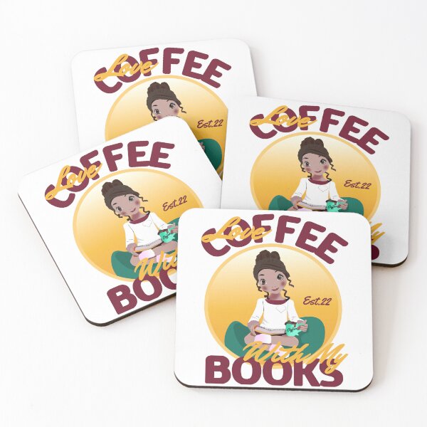 Item preview, LOVE COFFEE WITH MY BOOK designed and sold by GAADesignz.