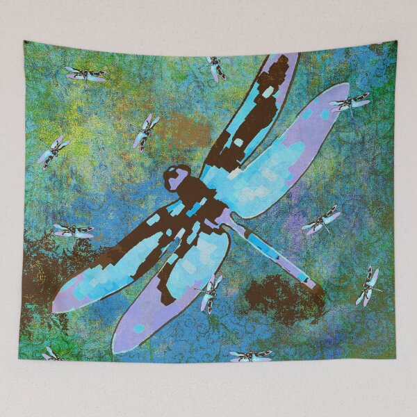 Item preview, EARTH TONES DRAGONFLY designed and sold by Overthetopsm.