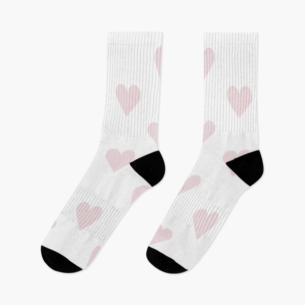 Item preview, Medium PALE PINK and WHITE LOVE HEARTS designed and sold by RachelMacht.