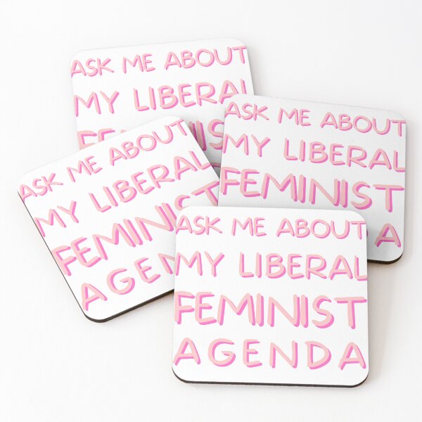 Item preview, Ask Me About My Liberal Feminist Agenda designed and sold by SaritasShop.