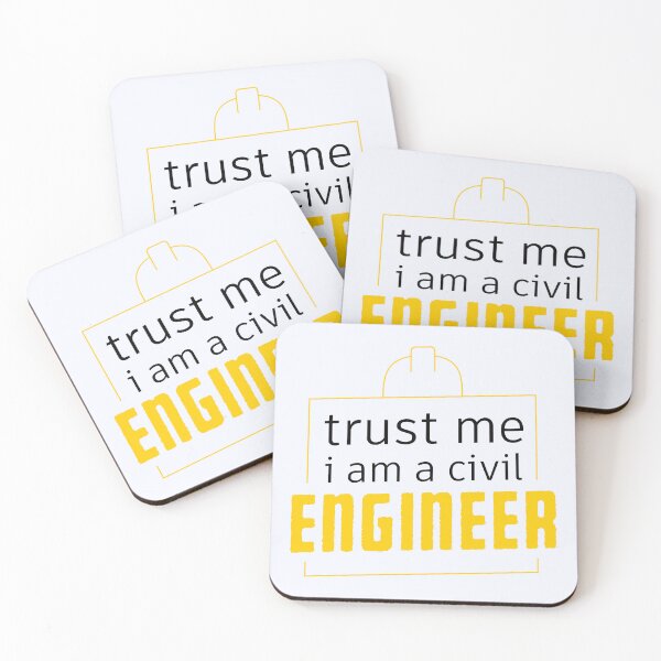Item preview, Trust Me I Am a Civil Engineer,Funny Engineering Sayings gift designed and sold by KOURCHAL ART.