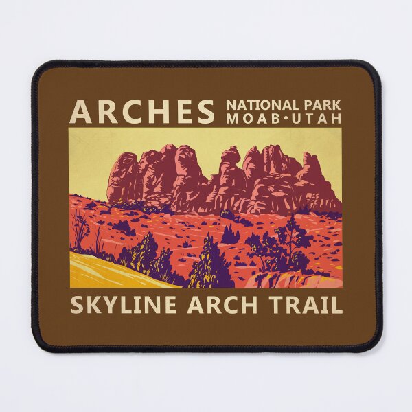 Item preview, Arches National Park Utah Skyline Arch Trail Vintage designed and sold by KrisSidDesigns.