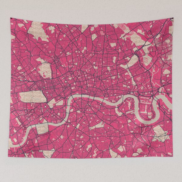 Item preview, London City Map of England - Blossom designed and sold by deMAP.