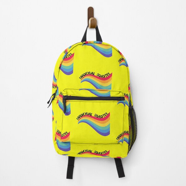 Item preview, Pansexual Disaster Curved Rainbow For Pride Month In Yellow designed and sold by LuckyKermit.