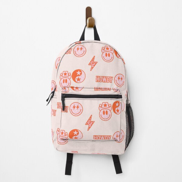 Item preview, Preppy Aesthetic Pack | Smiley Face with Leopard Texture Zebra Yin Yang Bolt Smile Howdy Cowboy Hat | Pastel Pink Red Orange White Background designed and sold by PEARROT.