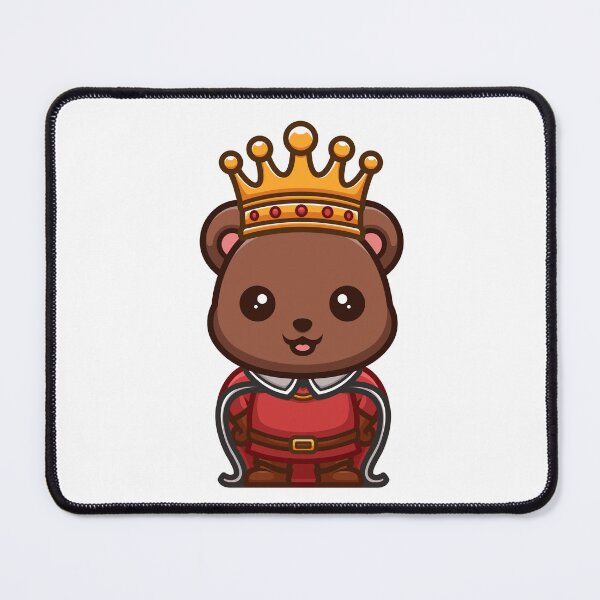 Item preview, Bear King Cute Creative Kawaii designed and sold by GumregaStudio.