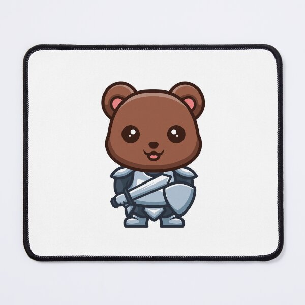Item preview, Bear Knight Cute Creative Kawaii Cartoon designed and sold by GumregaStudio.