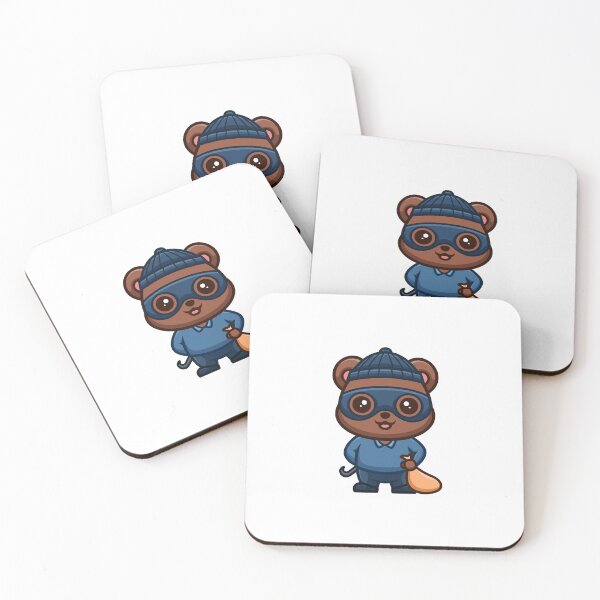 Item preview, Bear Thief Cute Creative Kawaii designed and sold by GumregaStudio.