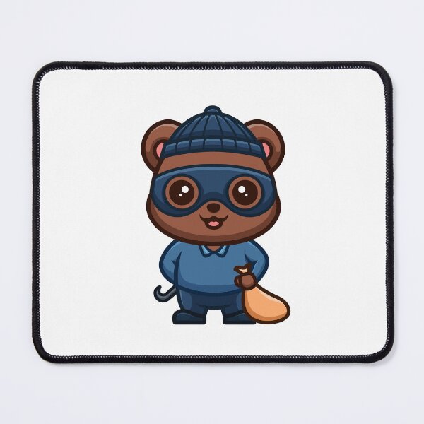 Item preview, Bear Thief Cute Creative Kawaii designed and sold by GumregaStudio.