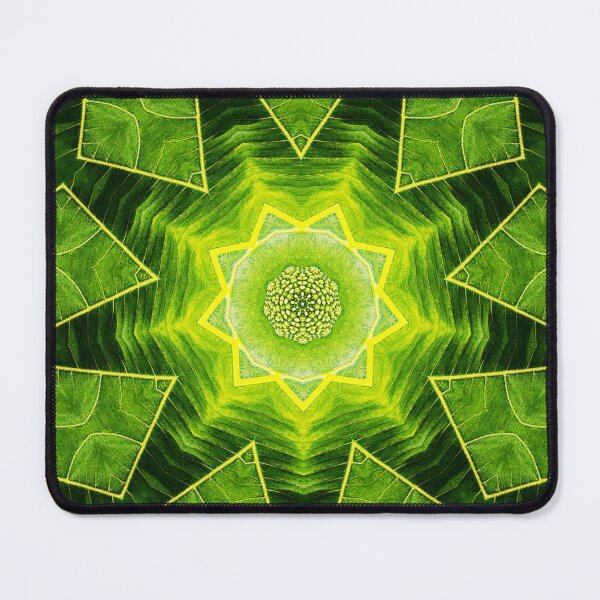 Item preview, ABSTRACT PAINTED GEOMETRIC ART BREADFRUIT PATTERN WITH LEAVES. designed and sold by Ralek.