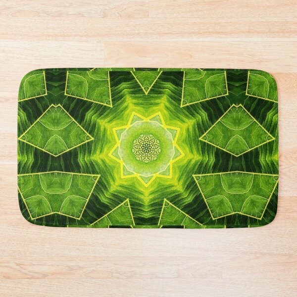 Item preview,  ABSTRACT PAINTED GEOMETRIC ART BREADFRUIT PATTERN WITH LEAVES. designed and sold by Ralek.