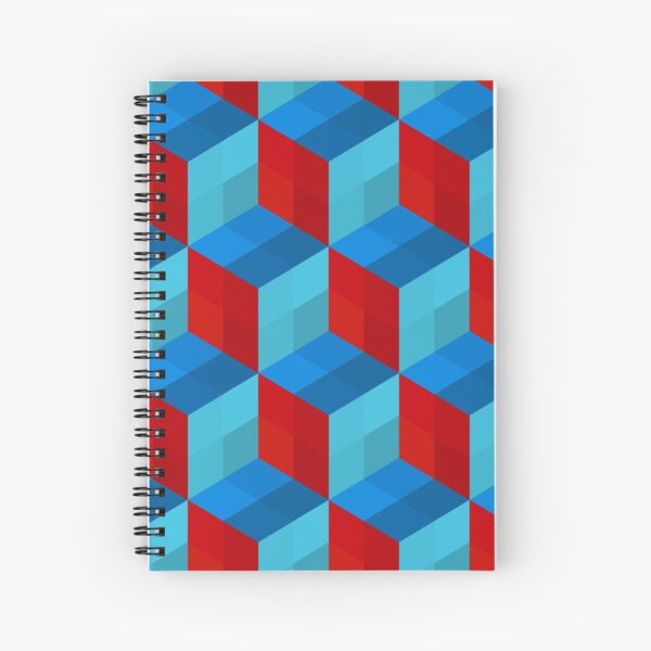 Cube Pattern I Spiral Notebook