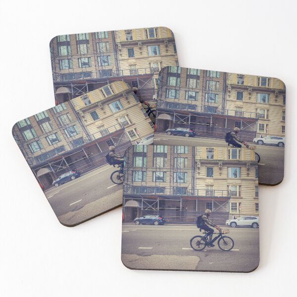 Item preview, Street Biker Building Central Park West Manhattan New York City  designed and sold by eleonoraingrid.