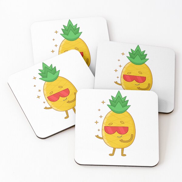 Item preview, funny character pineapple sunglasses - happy back to school summer  designed and sold by Limitless Store.