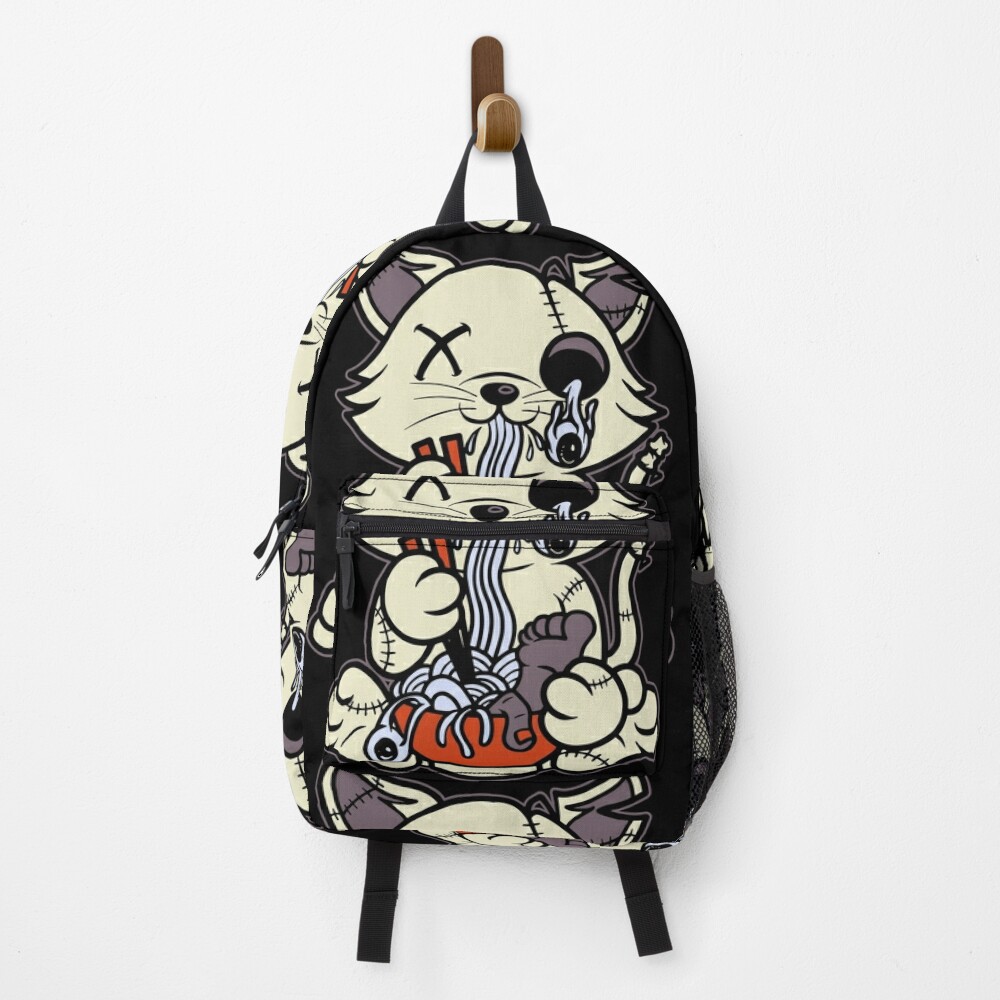 Cute Kawaii Goth Bunny Creepy Pastel Goth Clothing Backpack for