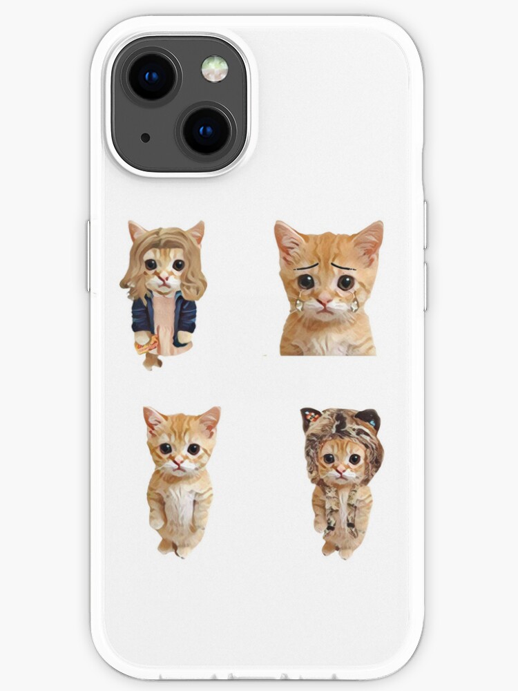 El Gato Meme Sticker Pack Sad Munchkin Cat Stickers Iphone Case For Sale By Loyalistwhiz Redbubble