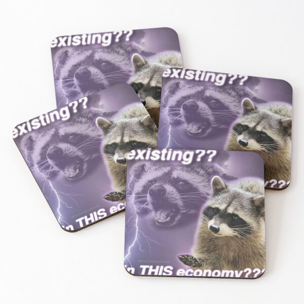 Item preview, Racoon Existing? In this economy? designed and sold by meabh00.