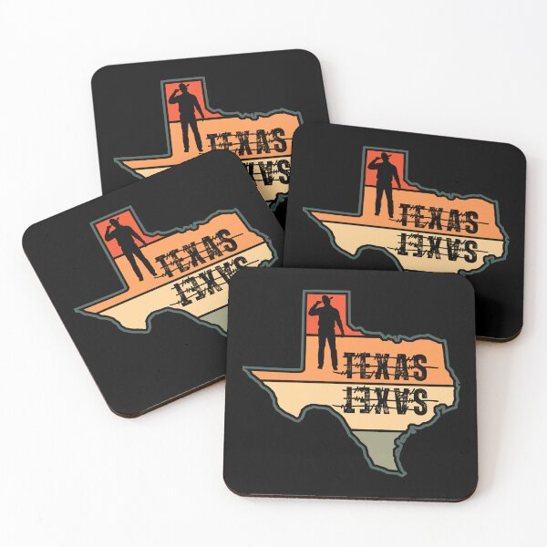Item preview, Texas State Retro Sunset Barbed wire Sheriff designed and sold by NoSpecialShop.