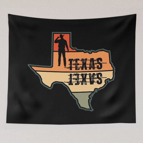 Item preview, Texas State Retro Sunset Barbed wire Sheriff designed and sold by NoSpecialShop.
