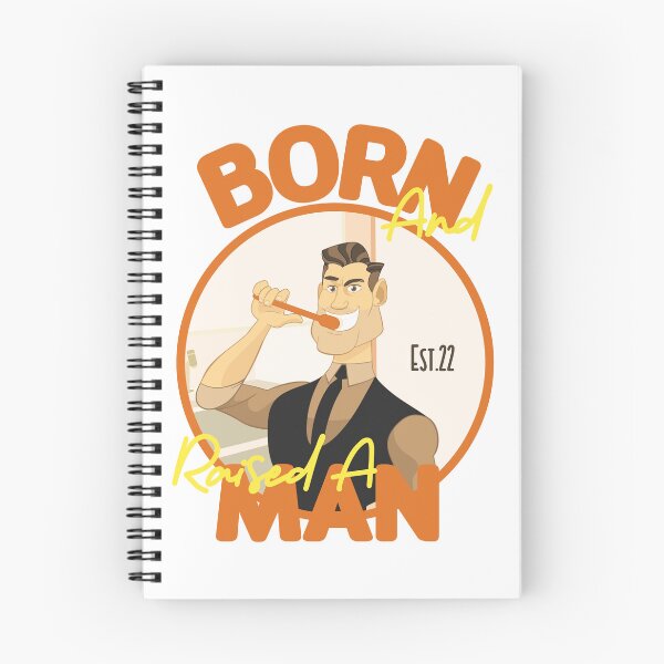 Item preview, BORN AND RAISED A MAN designed and sold by GAADesignz.