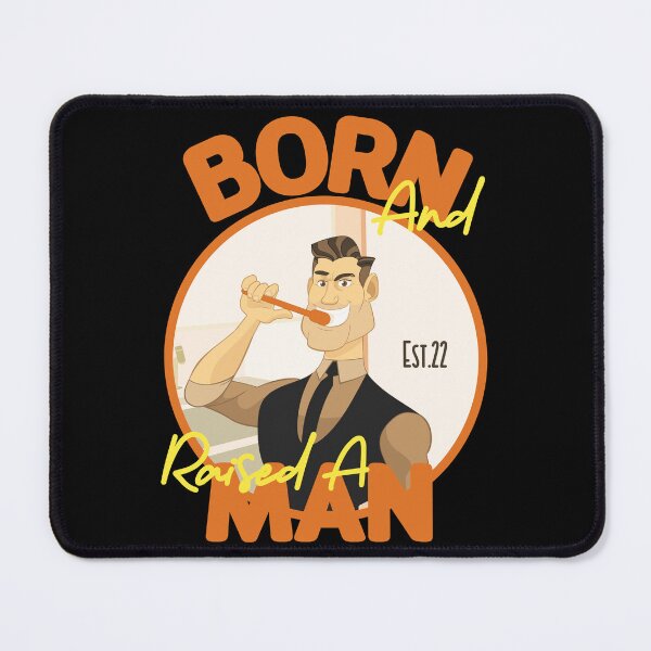 Item preview, BORN AND RAISED A MAN designed and sold by GAADesignz.