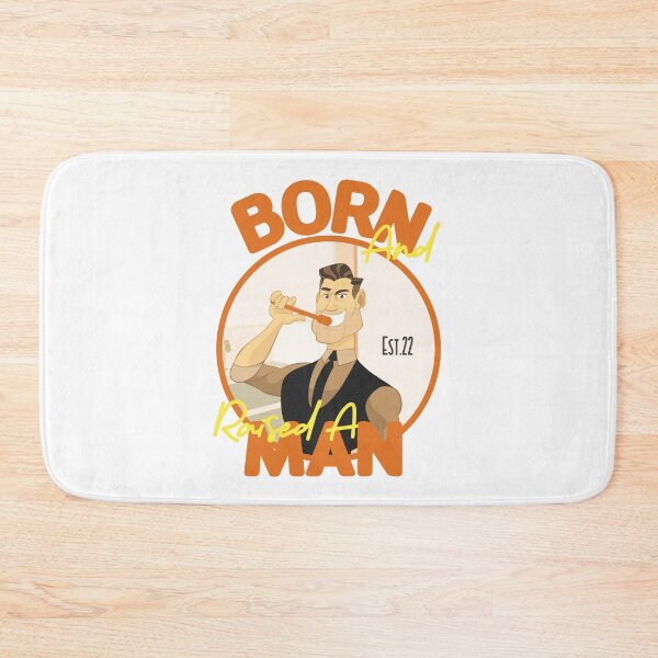 Item preview, BORN AND RAISED A MAN designed and sold by GAADesignz.