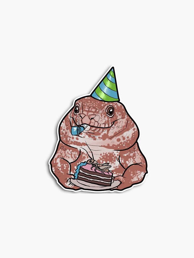 Thumbnail 3 of 3, Sticker, Party Tegu designed and sold by Taterbunny.