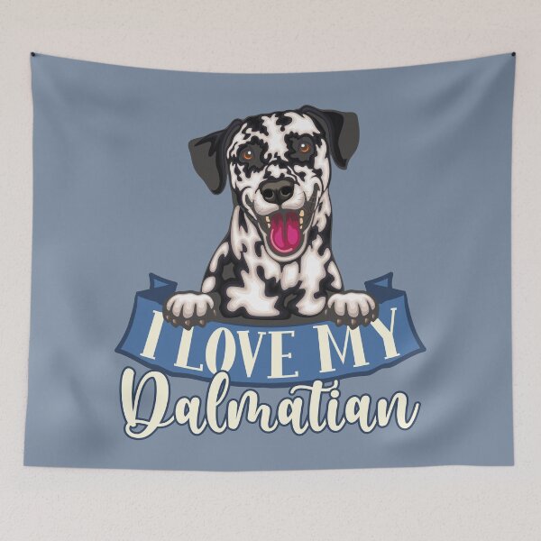 Item preview, I Love My German Dalmatian - Firehouse Dog designed and sold by DebbisPalette.