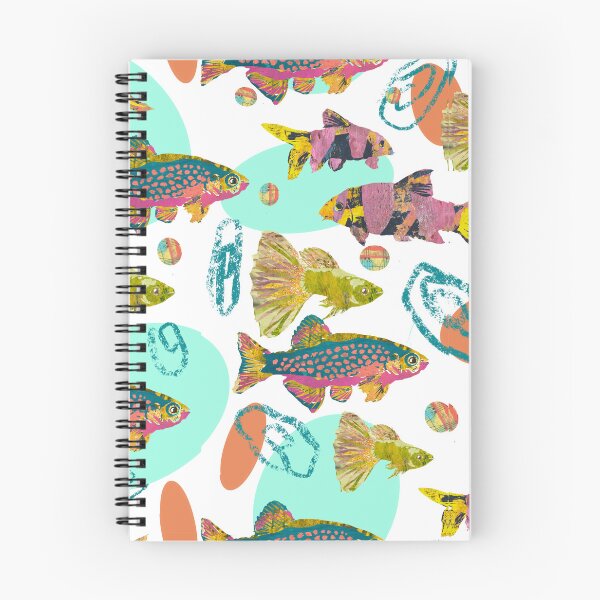 Item preview, Fun Quirky Tropical fish 80’s pattern  designed and sold by ginaisarty.