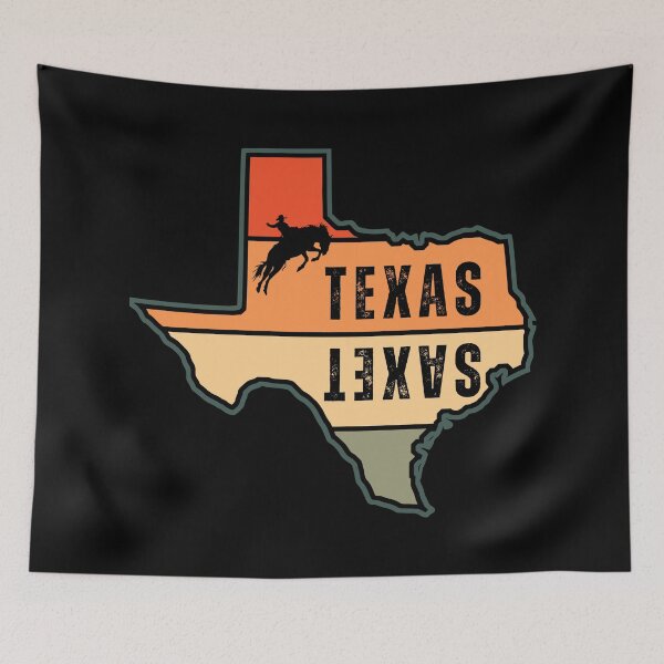 Item preview, Texas State Retro Sunset Riding Horse designed and sold by NoSpecialShop.