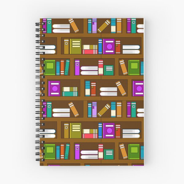 Item preview, Library Book Shelf Pattern  designed and sold by NobleForte.