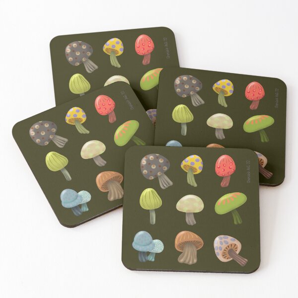 Item preview, The Cutest Danged Mushrooms by Cherie designed and sold by CheriesArt.