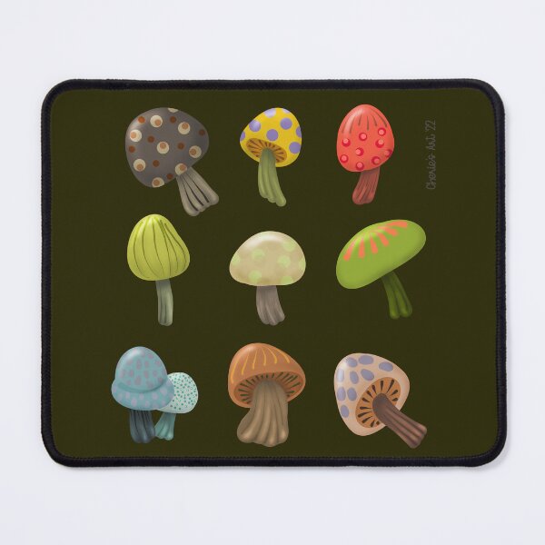 Item preview, The Cutest Danged Mushrooms by Cherie designed and sold by CheriesArt.