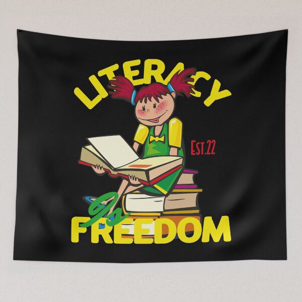 Item preview, LITERACY IS FREEDOM designed and sold by GAADesignz.