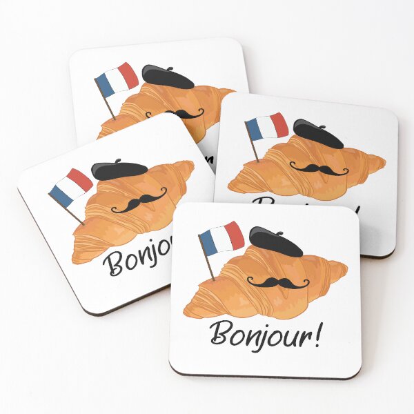 Item preview, Croissant - Funny French Food designed and sold by TheInkElephant.