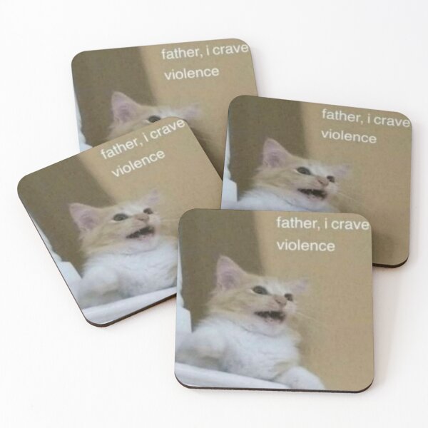 Item preview, Cat Father, I crave violence designed and sold by meabh00.