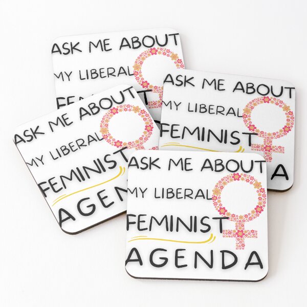 Item preview, Ask Me About My Liberal Feminist Agenda designed and sold by SaritasShop.