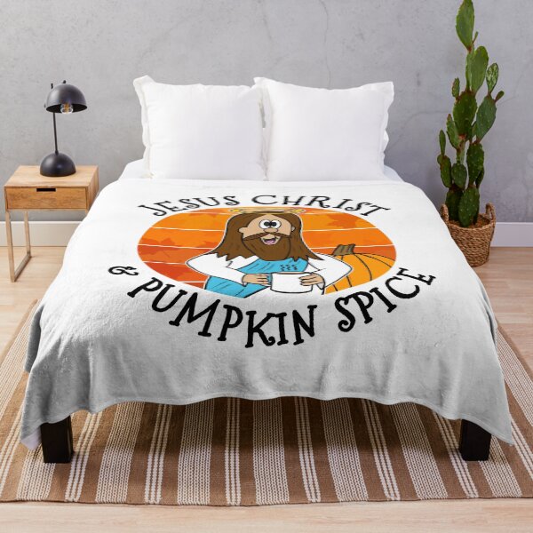Item preview, Jesus Christ and Pumpkin Spice Christian Fall Autumn designed and sold by doodlerob.